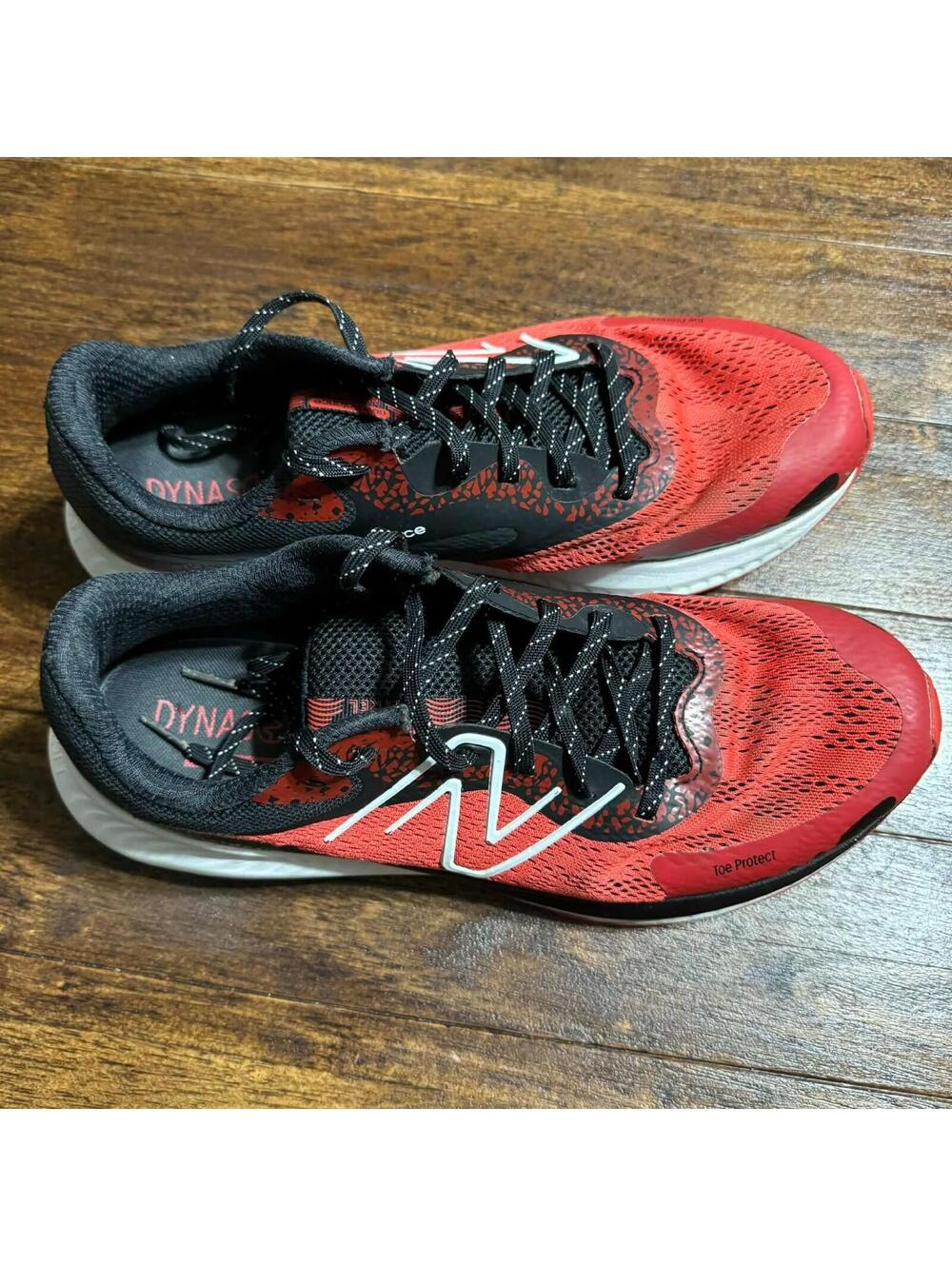 NEW BALANCE MEN'S DYNASOFT NITREL V5 TRAIL RUNNING SHOE RED BLACK SIZE 11 *READ - Picture 6 of 14